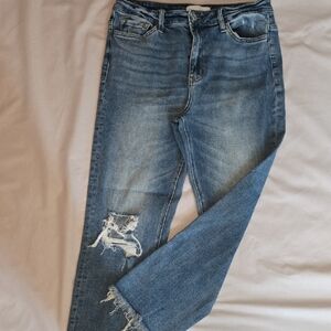 Vervet Distressed Ankle Jeans
